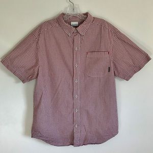 Columbia Short Sleeve Button Up Shirt Size M